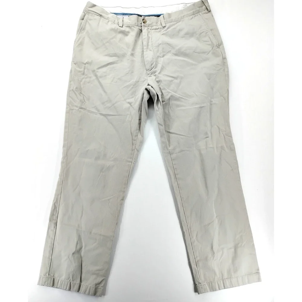 Polo Ralph Lauren Men's Chino Pants Tan Cotton Straight Fit 40X32